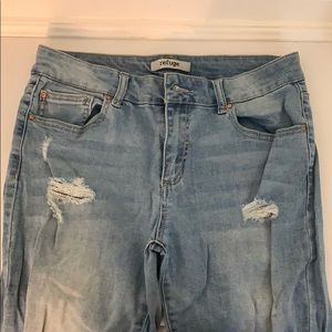 Light wash jeans